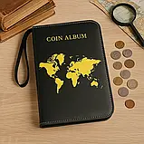 Тримач для монет, альбом для колекціонерів на 200 монет. Футляр для зберігання, фото 5