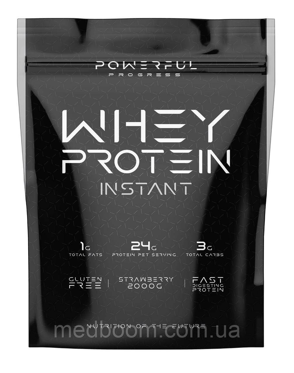 Протеїн Powerful Progress Whey Protein Instant 2000 г 62 servings Strawberry