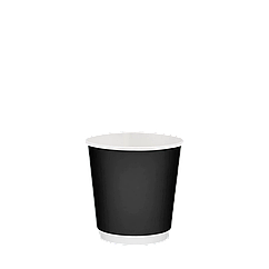 Стакан паперовий двошаровий Soft Touch 110 мл, чорний, 30 шт