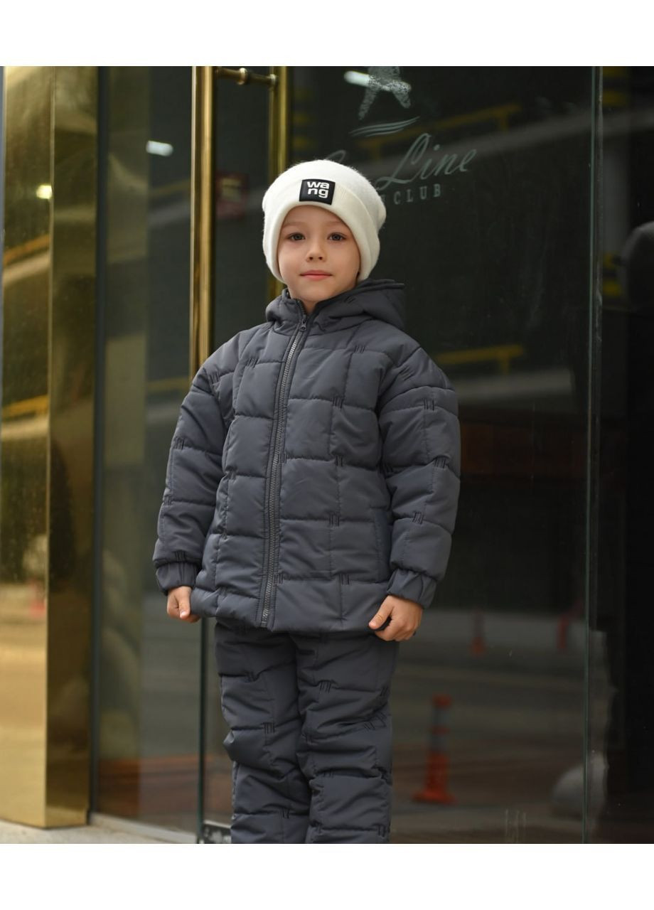 Зимовий костюм для хлопчика штани та куртка 104 см•110 см •116 см •122см •128см, фото 1