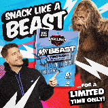 Міні палички із яловичини Jack Link's MrBeast Zero Sugar Mini Beef Sticks Original 12шт, 170г, фото 6
