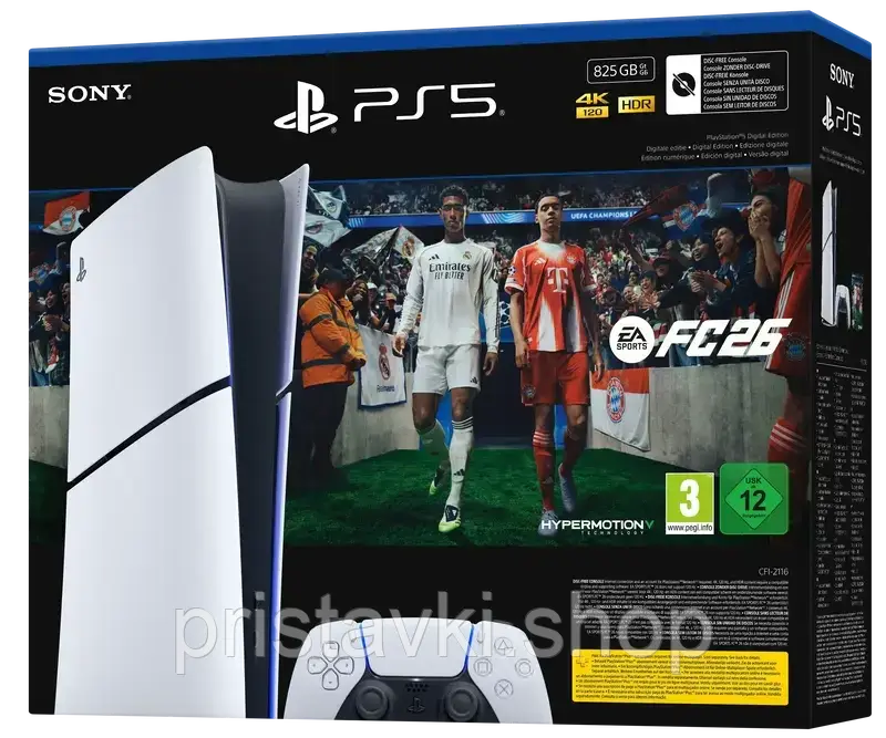 Playstation 5 Slim Digital Edition EA SPORTS FC 26 825GB PS5, фото 1