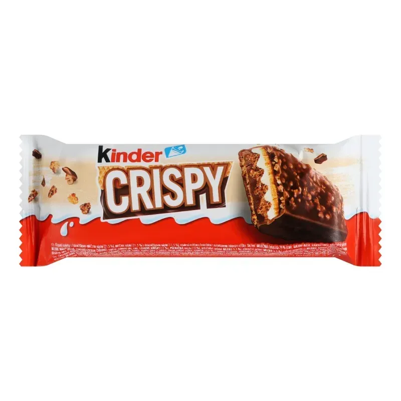 Батончик Kinder Crispy з шоколадно-горіховою начинкою 34 г