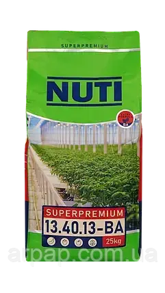 Водорозчинне добриво SUPERPREMIUM (Суперпреміум) 13.40.13-BA (Нуті) (NUTI 13.40.13-BA) 25кг, фото 1