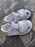Босоніжки для дівчат LED фіолетові (23-28) від Tom.m, фото 3