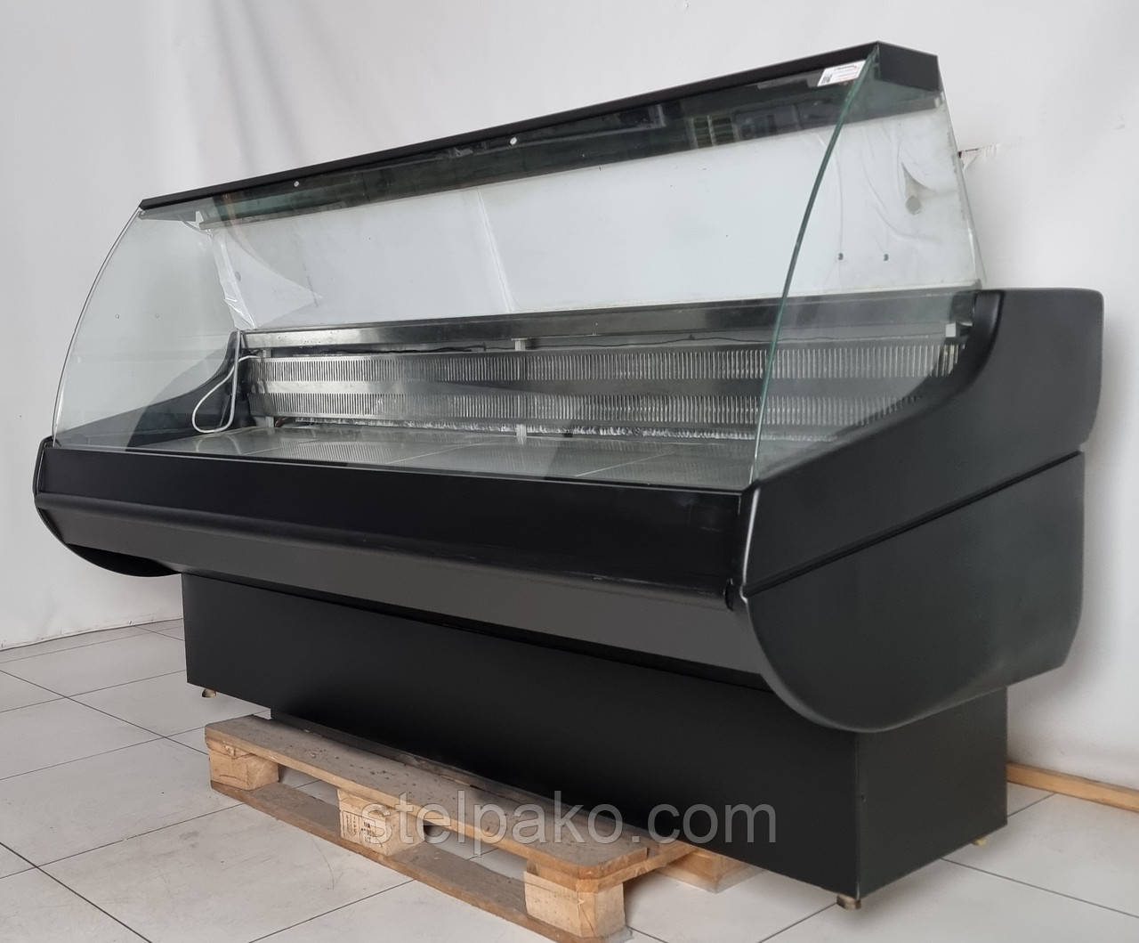 Холодильна гастрономічна вітрина «Росc Siena» 1.95 м. (Україна), викладка 55 см., Б/у, фото 1