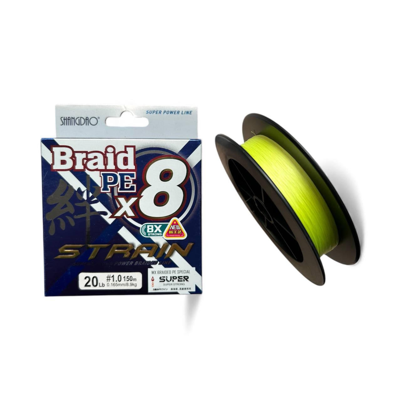 Шнур рибальський Casting PE X8 8-ми жильные #1.0 150m 0.165mm 8,9kg, фото 1