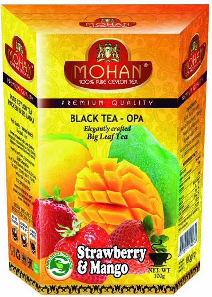 Чай чорний Mohan Полуниця та Манго 100 г, фото 1