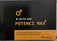 Potenci max D-Alfa 400 ( Потенція макс) - натуральний препарат для підвищення лібідо (10 капс)