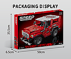 Конструктор джип для хлопчиків Racing Off-Road 910 деталей, вік 6+, позашляховик з pull-back, фото 4