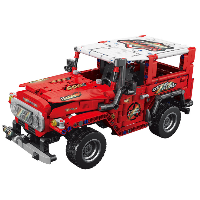 Конструктор джип для хлопчиків Racing Off-Road 910 деталей, вік 6+, позашляховик з pull-back, фото 1