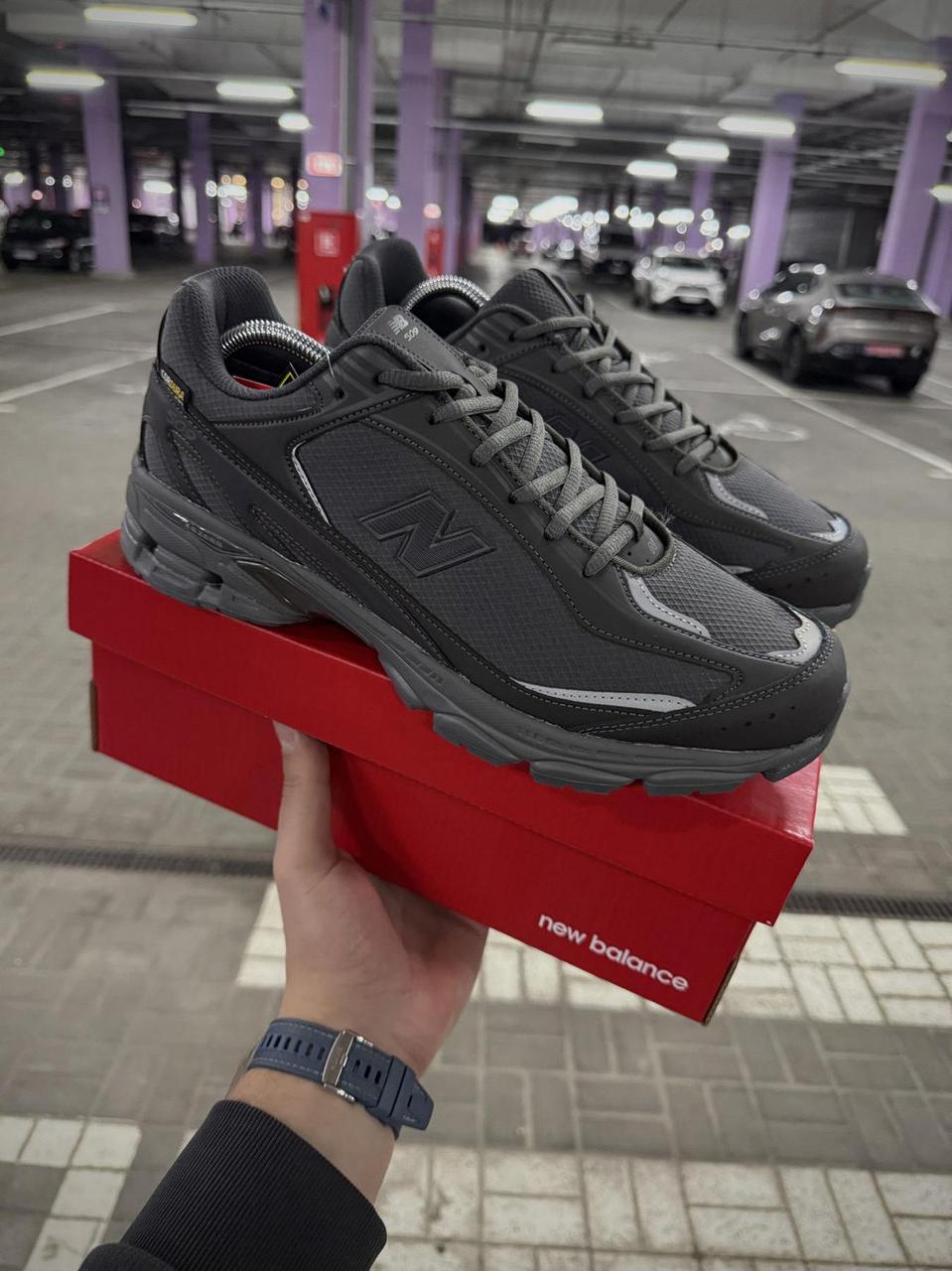 Чоловічі термо кросівки New Balance 509 темно-сірі зимові водонепроникні з Gore-Tex та Cordura Нью Беланс, фото 1