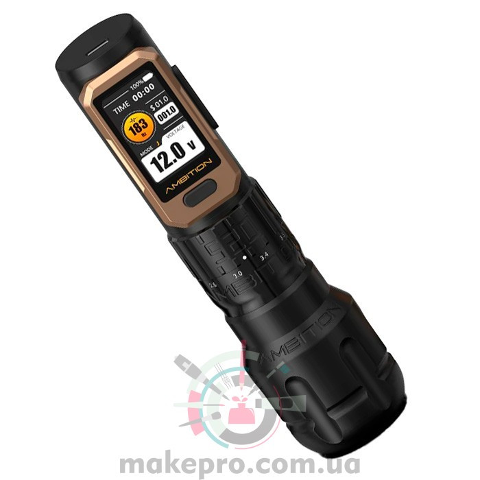 Бездротова тату машинка Ambition Soldier PRO 520 (black), фото 1