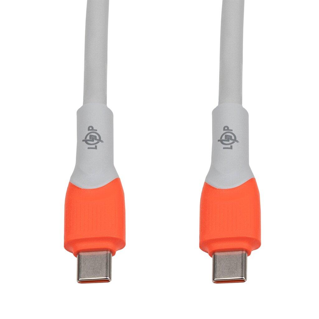 Кабель (шнур) LP USB Type-C to USB Type-C 2.4A 100W зі швидкою зарядкою (PD) 2м C1001MC, фото 1