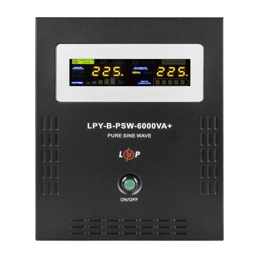 ДБЖ з правильною синусоїдою 48V LPY-B-PSW-6000VA+(4200Вт)10A/20A, фото 1