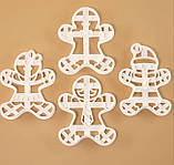 Набір вирубок для печева з 4-х пряничних чоловічків, фото 5
