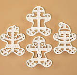 Набір вирубок для печева з 4-х пряничних чоловічків, фото 6