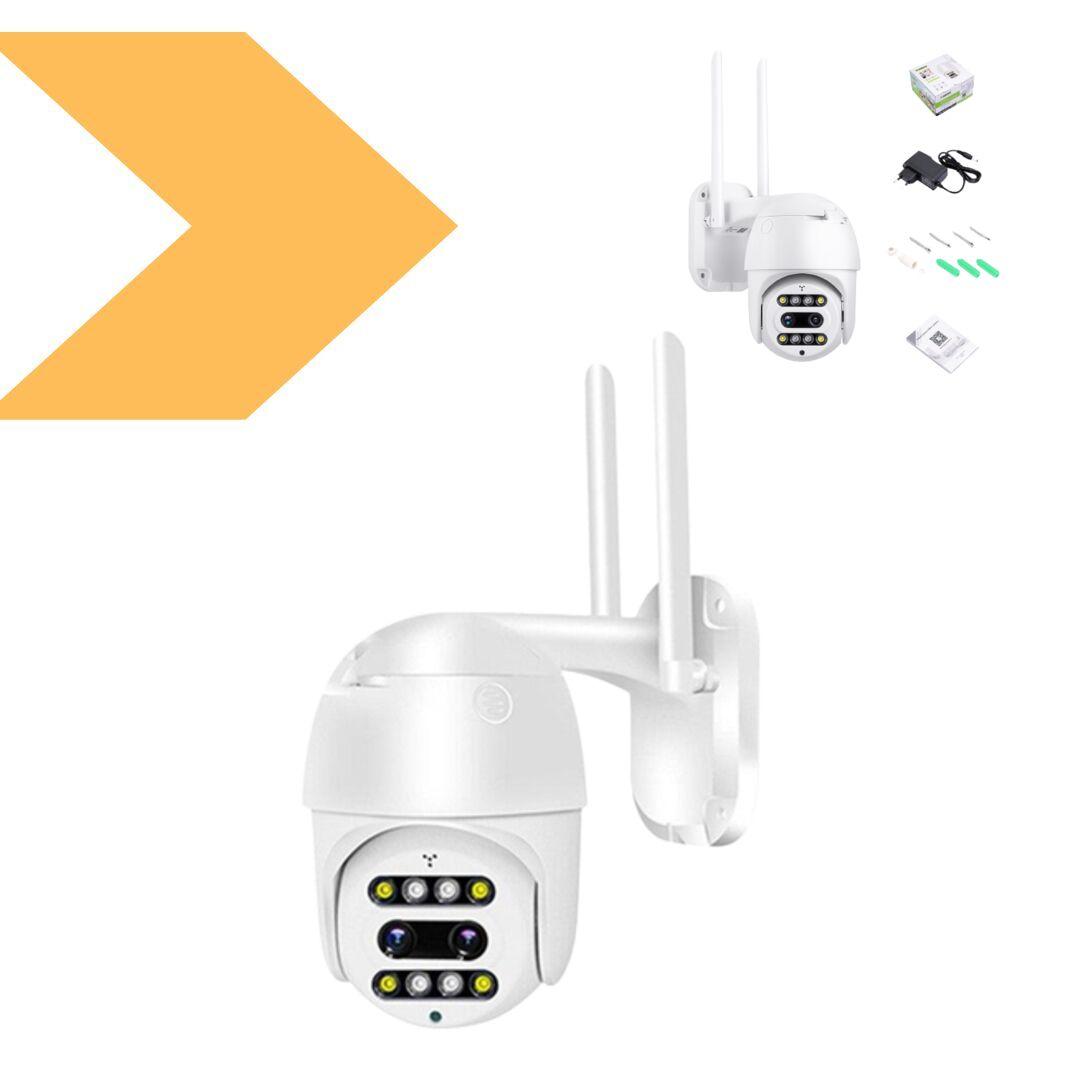 Камера відеоспостереження PTZ зовнішня WiFi Outdoor Camera CF26 4мм+12мм HD1080P 2MP Carecamp чорний (41560-15964_1360), фото 1