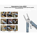 Мультитул NexTool Mini Sailor Pliers S11 чорний, фото 6