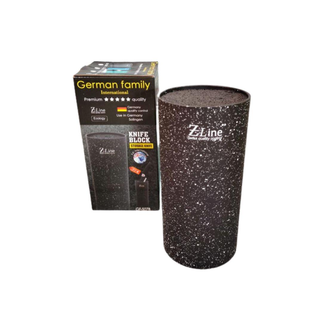Підставка для ножів German Family GS-07G кругла 2 предмети чорний мармур (GS-07G_237), фото 1