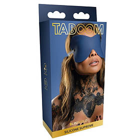 Маска на очі Taboom Silicone Supreme, силіконова, синя