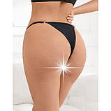 Трусики Star Night зі стразами, чорні, фото 2
