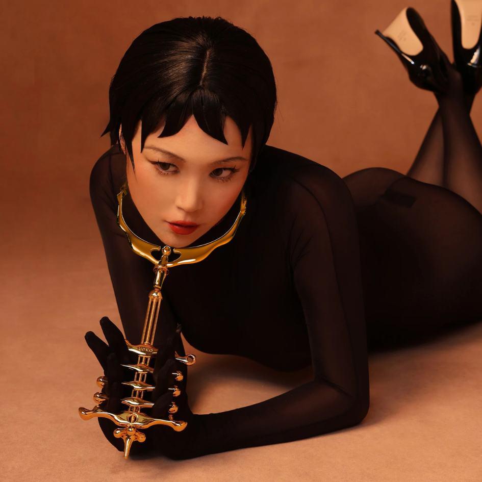 Нашийник із затискачами для пальців UPKO Migratory Bird Finger Bound Play Collection золотистий, фото 1