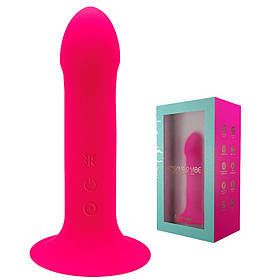 Вібратор Adrien Lastic Hitsens 2 на присоску, рожевий, 17.2 х 4 см