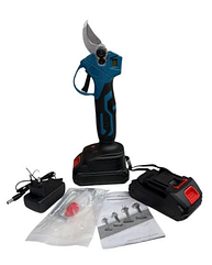 Електричний секатор Pruning Shears 24V до 30 мм 2 акумулятори 1300мАг