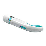 Вібратор-мікрофон Baile Aylins білий, 24 х 4.8 см, фото 6