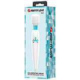 Вібратор-мікрофон Baile Cloud білий, 25 х 4.5 см, фото 2