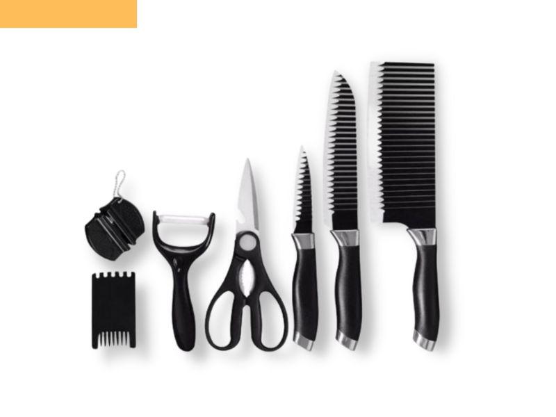 Набір професійних кухонних ножів 7 предметів XPRO EVERWAALTH (EVERWAALTH_300), фото 1