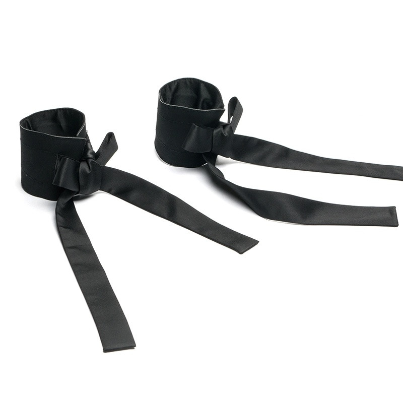 Наручники на зап'ястя Roomfun, чорні, фото 1