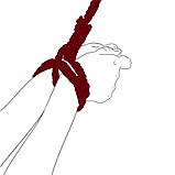 Мотузка для бондажу Roomfun синя, 8 м, фото 3