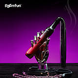 Флогер Roomfun з електростимуляцією, рожево-чорний, фото 6