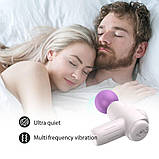 Мінімасажер Every Night Toys Candice як пістолет, біло-фіолетовий, 10.5 х 7.8 см, фото 2