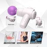 Мінімасажер Every Night Toys Candice як пістолет, біло-фіолетовий, 10.5 х 7.8 см, фото 6