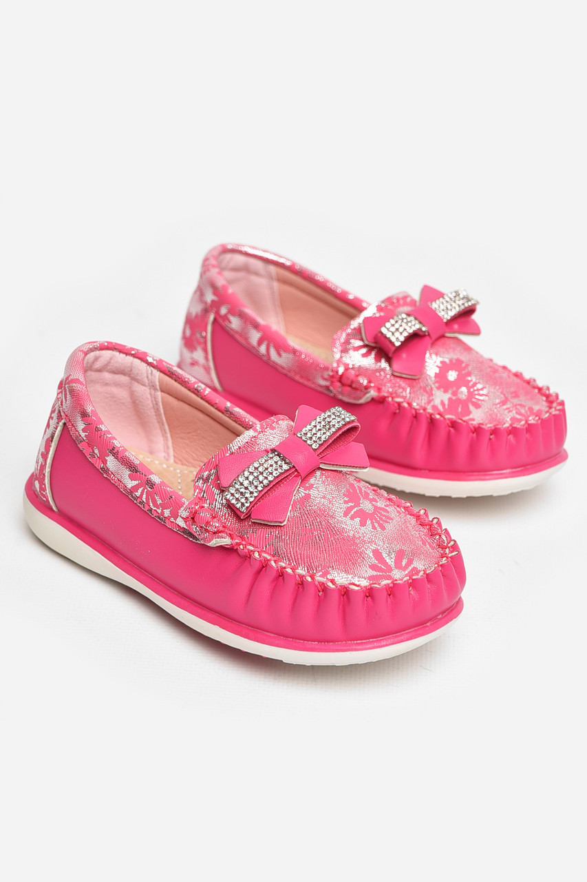Мокасини дитячі для дівчинки рожевого кольору 208697T Безкоштовна доставка, фото 1
