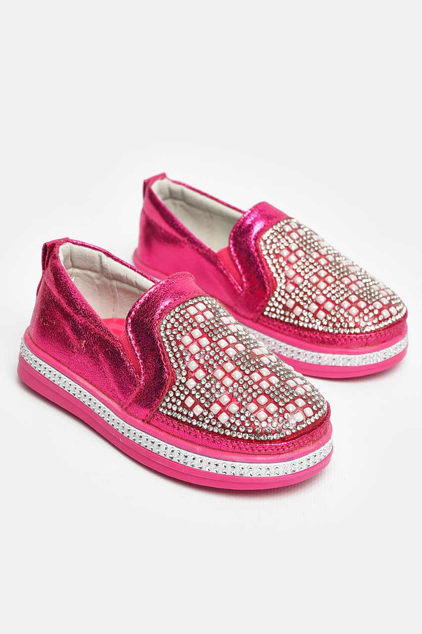 Мокасини дитячі для дівчинки рожевого кольору 208719T Безкоштовна доставка, фото 1