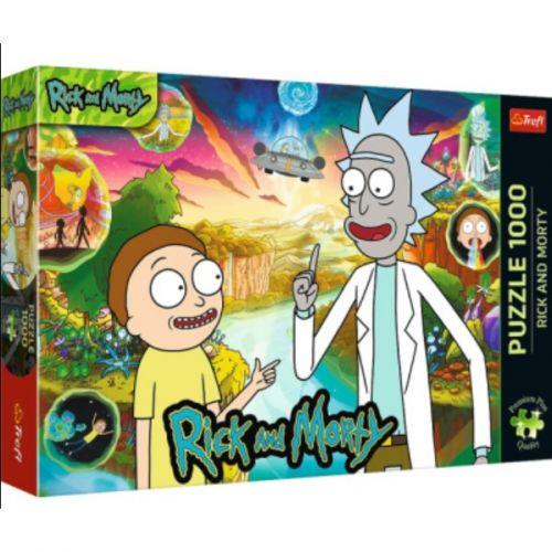 Пазли на 1000 елм "Преміум: рік і Морті", фото 1