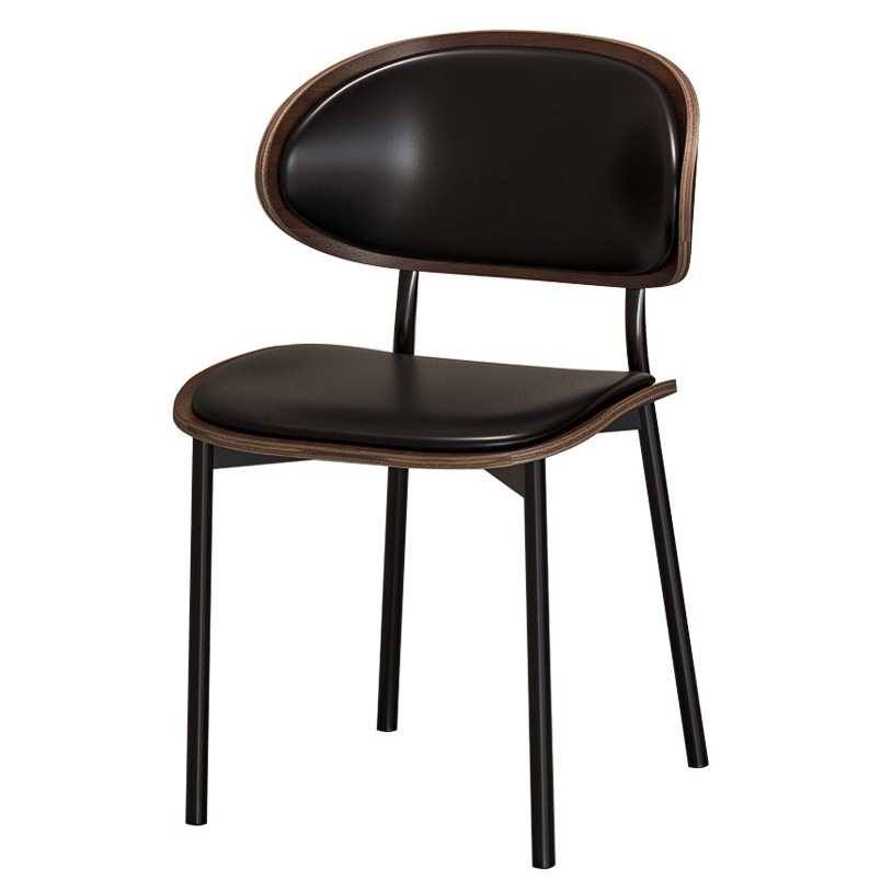 Стілець обідній у ретро-стилі з м’яким сидінням і спинкою DSF-200 Gray, фото 1