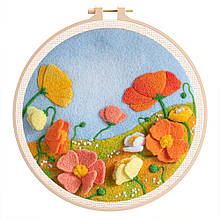 Набір для валяння на п'ятах "Квіткове поле" NoW406, 20*20 см