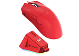 Ігрова миша Attack Shark X11 Red, 22000 DPI, сенсор Pixart 3311, RGB-підсвітка, три режими під'єднання, фото 4