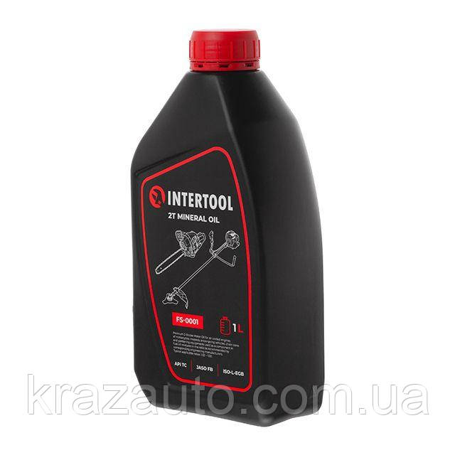 Масло для двотактних двигунів мінеральне 1 л, API TC/JASO FB INTERTOOL FS-0001, фото 1