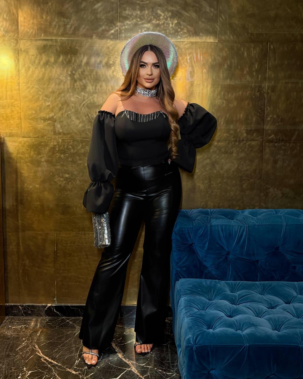 Штани Норма + Батал "Екошкіра". Розміри: 42-44, 46-48, 50-52, 54-56, фото 1