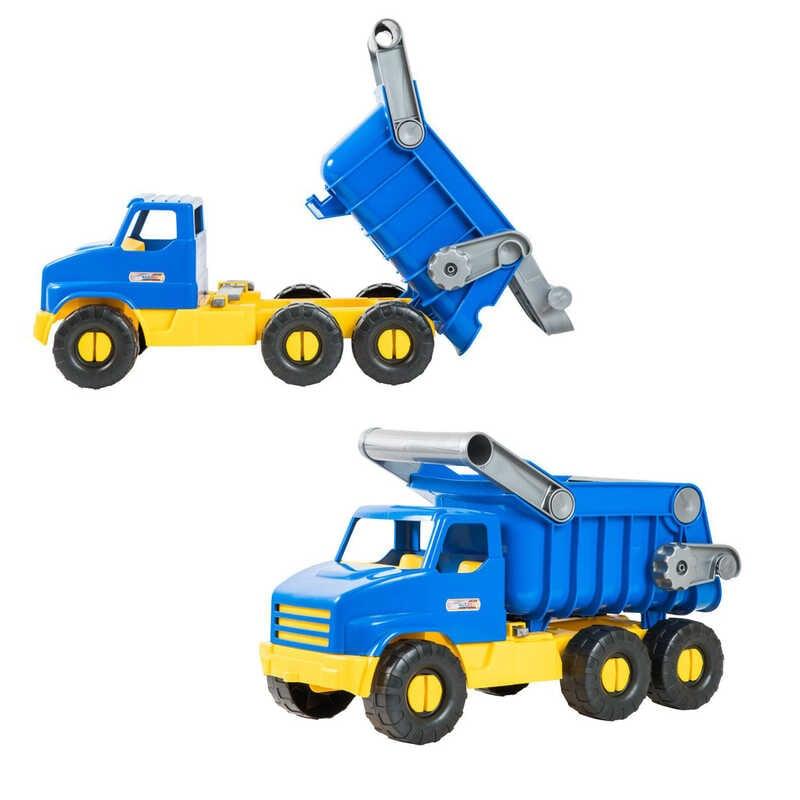 Іграшкова машина Самоскид City Truck Синя, відкидний кузов, в сітці, фото 1