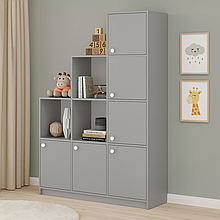 Стелаж в дитячу 1660х1206х352 мм Сірий