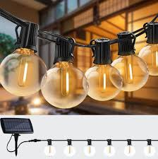 Гірлянда вулична G-40 9 метрів/30 ламп сонячна панель аккумулятор 220В/12В пульт ДУ, фото 1