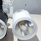 LED Світильник трековий, Холодне світло, 30W, 3500lm / Світлодіодний трековий світильник / Магнітний трековий світильник, фото 8