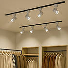 LED Світильник трековий, Холодне світло, 30W, 3500lm / Світлодіодний трековий світильник / Магнітний трековий світильник, фото 5